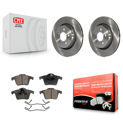 [Arrière] Kit de Disque et plaquette (semi-métallique) de frein pour 2003-2014 Volvo XC90 K8F-101781