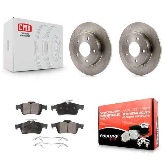 [Arrière] Kit de Disque et plaquette (semi-métallique) de frein pour Mazda 3 Sport K8F-101783