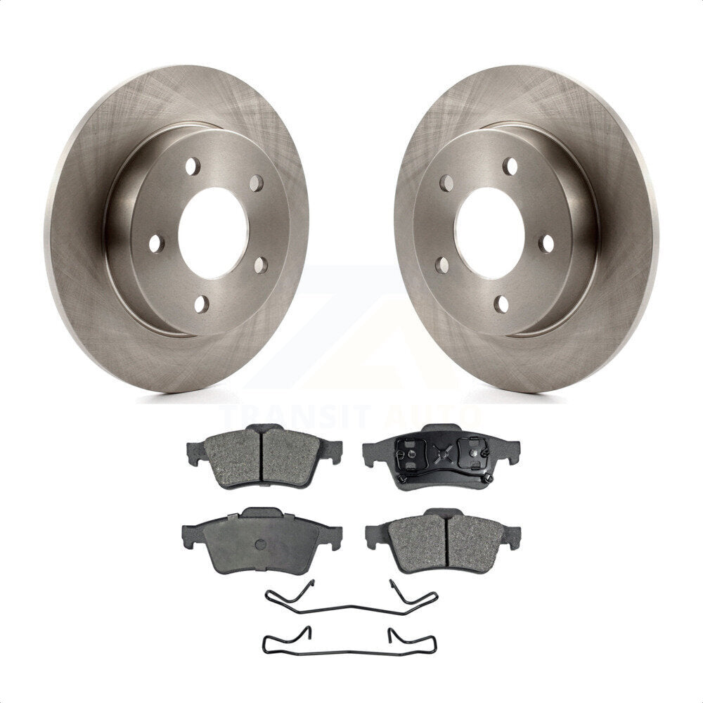 [Arrière] Kit de Disque et plaquette (semi-métallique) de frein pour 2004-2005 Mazda 3 2.0L K8F-101784 par Transit Auto