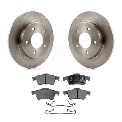 [Arrière] Kit de Disque et plaquette (semi-métallique) de frein pour 2004-2005 Mazda 3 2.0L K8F-101784 par Transit Auto