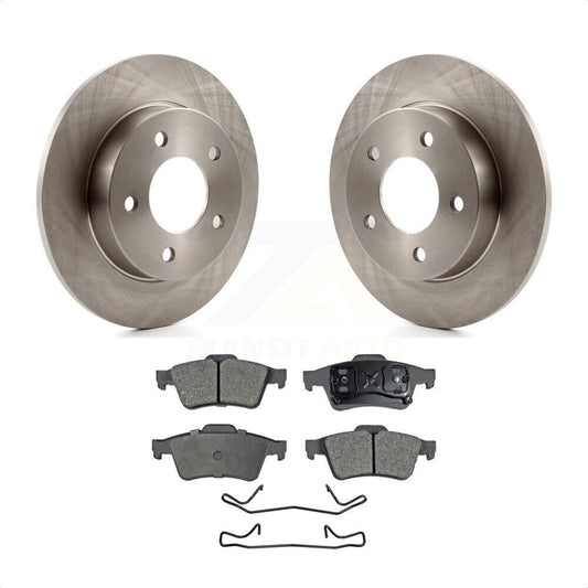 [Arrière] Kit de Disque et plaquette (semi-métallique) de frein pour 2004-2005 Mazda 3 2.0L K8F-101784 par Transit Auto