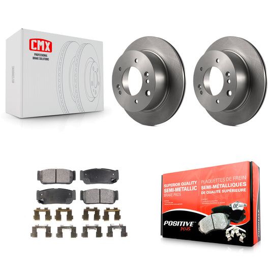 [Arrière] Kit de Disque et plaquette (semi-métallique) de frein pour 2003-2006 Kia Sorento K8F-101791