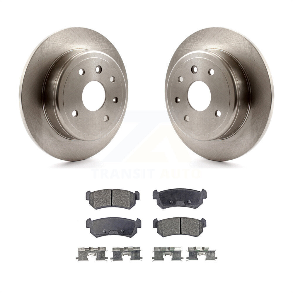 [Arrière] Kit de Disque et plaquette (semi-métallique) de frein pour 2004-2006 Chevrolet Optra avec 276mm Diameter Rotor K8F-101797 par Transit Auto
