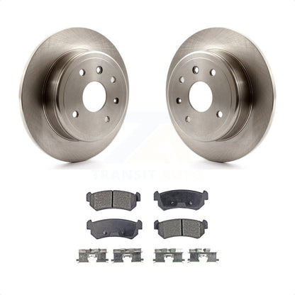 [Arrière] Kit de Disque et plaquette (semi-métallique) de frein pour 2004-2006 Chevrolet Optra avec 276mm Diameter Rotor K8F-101797 par Transit Auto