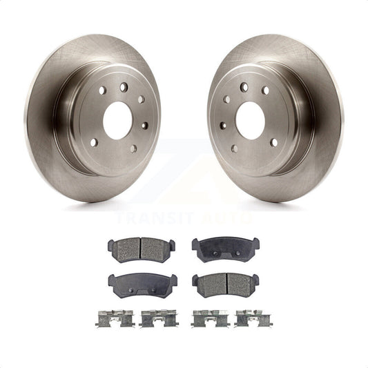 [Arrière] Kit de Disque et plaquette (semi-métallique) de frein pour 2004-2006 Chevrolet Optra avec 276mm Diameter Rotor K8F-101797 par Transit Auto