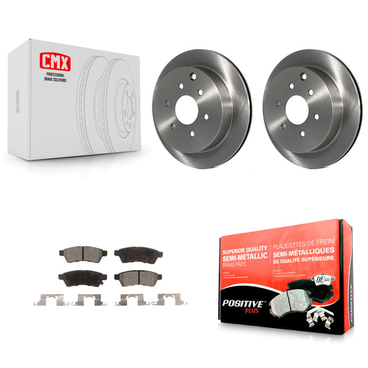 [Arrière] Kit de Disque et plaquette (semi-métallique) de frein pour Nissan Frontier Xterra Suzuki Equator K8F-101806