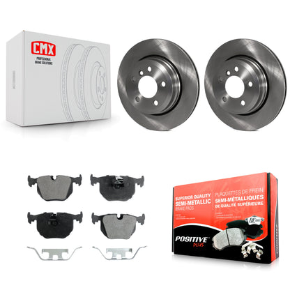 [Arrière] Kit de Disque et plaquette (semi-métallique) de frein pour 2004-2010 BMW X3 K8F-101812