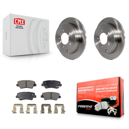 [Arrière] Kit de Disque et plaquette (semi-métallique) de frein pour Kia Amanti Hyundai Azera K8F-101814