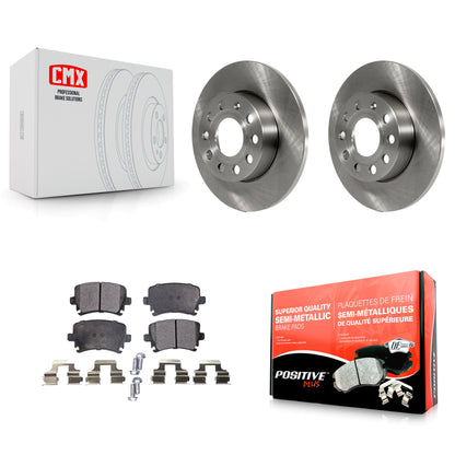 [Arrière] Kit de Disque et plaquette (semi-métallique) de frein pour Volkswagen Jetta Rabbit Audi A3 Quattro K8F-101820