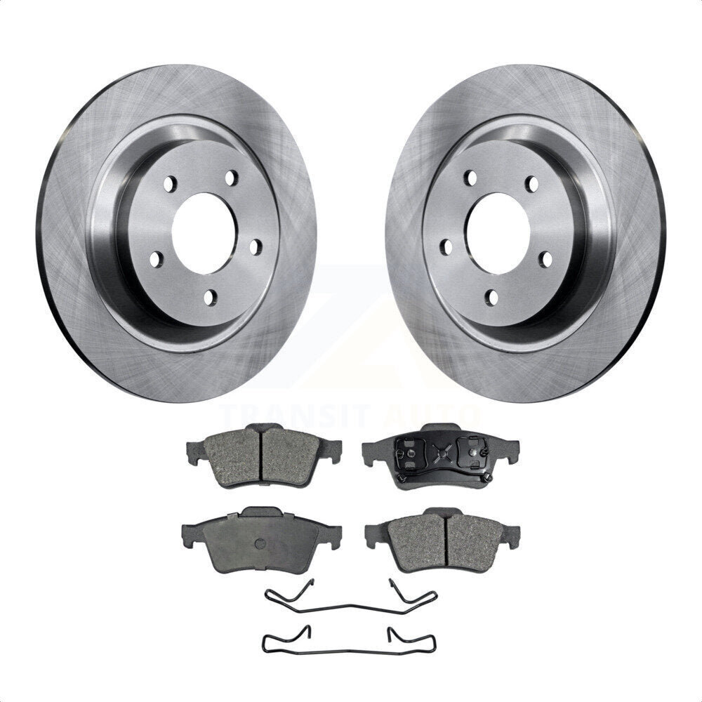 [Arrière] Kit de Disque et plaquette (semi-métallique) de frein pour 2006 Mazda 5 To 02 06 K8F-101832 par Transit Auto