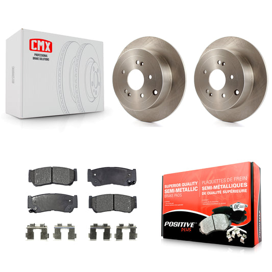 [Arrière] Kit de Disque et plaquette (semi-métallique) de frein pour 2007-2009 Hyundai Santa Fe K8F-101834