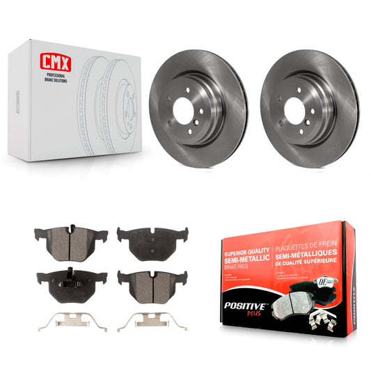 [Arrière] Kit de Disque et plaquette (semi-métallique) de frein pour BMW 335i X1 xDrive 330i 335xi 335d 330xi 335is K8F-101836