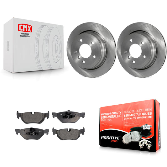 [Arrière] Kit de Disque et plaquette (semi-métallique) de frein pour BMW 328i xDrive X1 328xi 325xi K8F-101841