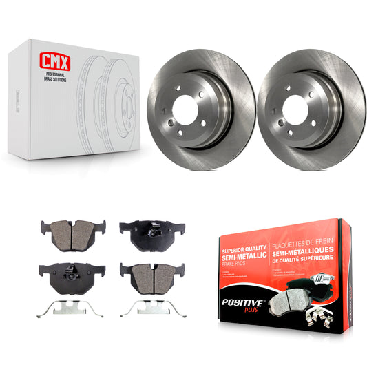 [Arrière] Kit de Disque et plaquette (semi-métallique) de frein pour BMW 530xi 535xi 528i xDrive 535i 528xi 525xi K8F-101842