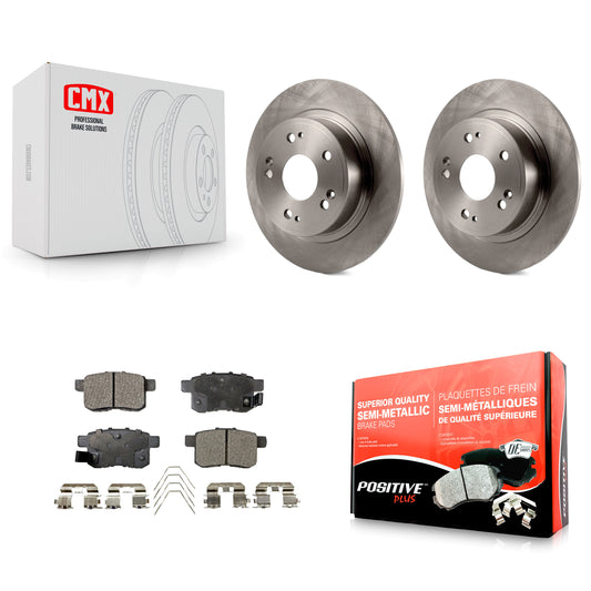 [Arrière] Kit de Disque et plaquette (semi-métallique) de frein pour Honda Accord Acura TSX K8F-101853