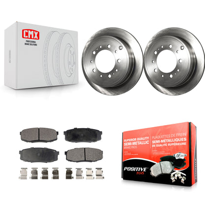 [Arrière] Kit de Disque et plaquette (semi-métallique) de frein pour Toyota Tundra Sequoia Lexus LX570 Land Cruiser K8F-101856