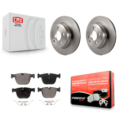 [Arrière] Kit de Disque et plaquette (semi-métallique) de frein pour 2009 BMW X6 xDrive35i From 10 08 K8F-101860
