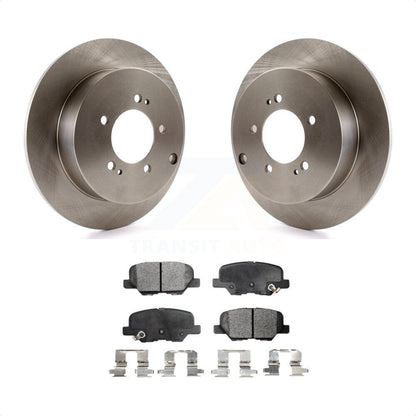 [Arrière] Kit de Disque et plaquette (semi-métallique) de frein pour 2013 Mitsubishi Outlander 3.0L K8F-101861 par Transit Auto