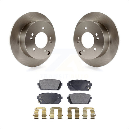[Arrière] Kit de Disque et plaquette (semi-métallique) de frein pour 2007-2012 Kia Rondo K8F-101863 par Transit Auto