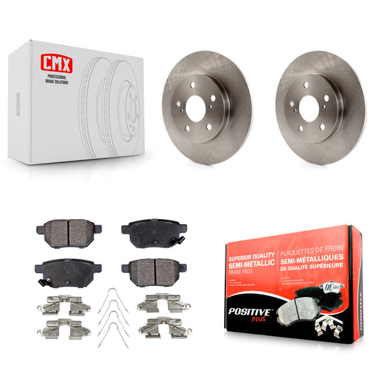 [Arrière] Kit de Disque et plaquette (semi-métallique) de frein pour Scion xB Toyota Matrix Pontiac Vibe Corolla iM K8F-101874