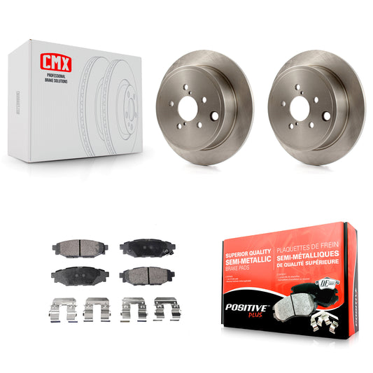 [Arrière] Kit de Disque et plaquette (semi-métallique) de frein pour Subaru Outback Impreza Forester Legacy Scion FR-S BRZ WRX K8F-101875