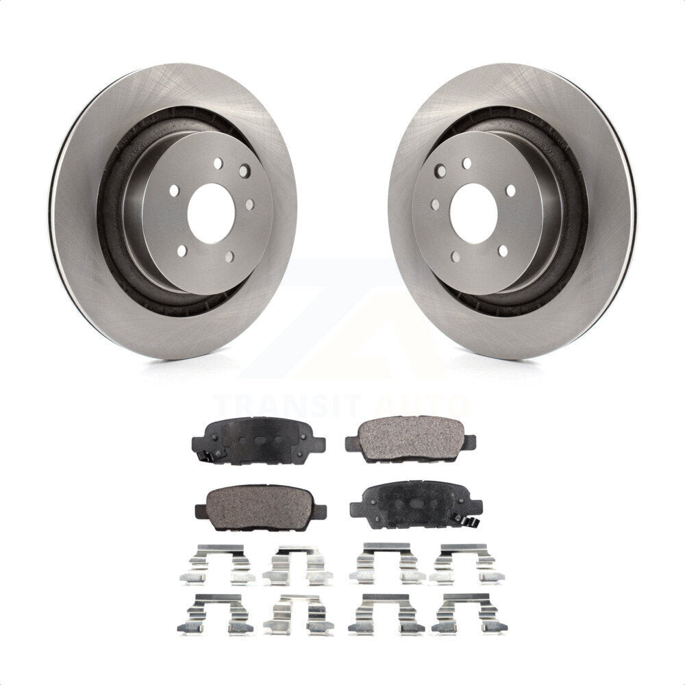 [Arrière] Kit de Disque et plaquette (semi-métallique) de frein pour 2014 INFINITI Q60 Sport K8F-101879 par Transit Auto