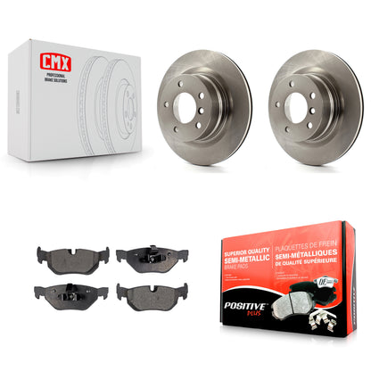 [Arrière] Kit de Disque et plaquette (semi-métallique) de frein pour 2008-2013 BMW 128i K8F-101884