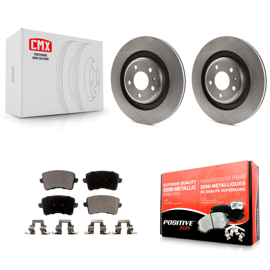 [Arrière] Kit de Disque et plaquette (semi-métallique) de frein pour Audi S5 A4 Quattro K8F-101887