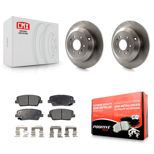 [Arrière] Kit de Disque et plaquette (semi-métallique) de frein pour 2009-2011 Kia Borrego K8F-101893