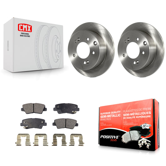 [Arrière] Kit de Disque et plaquette (semi-métallique) de frein pour 2010-2013 Kia Soul K8F-101897