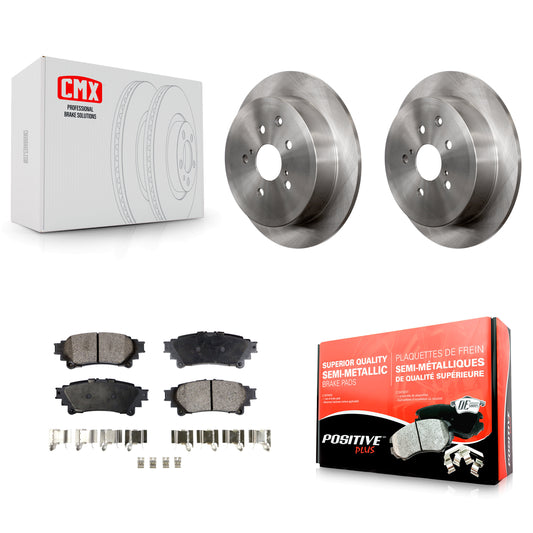 [Arrière] Kit de Disque et plaquette (semi-métallique) de frein pour Toyota Highlander Sienna Lexus RX350 RX450h K8F-101898