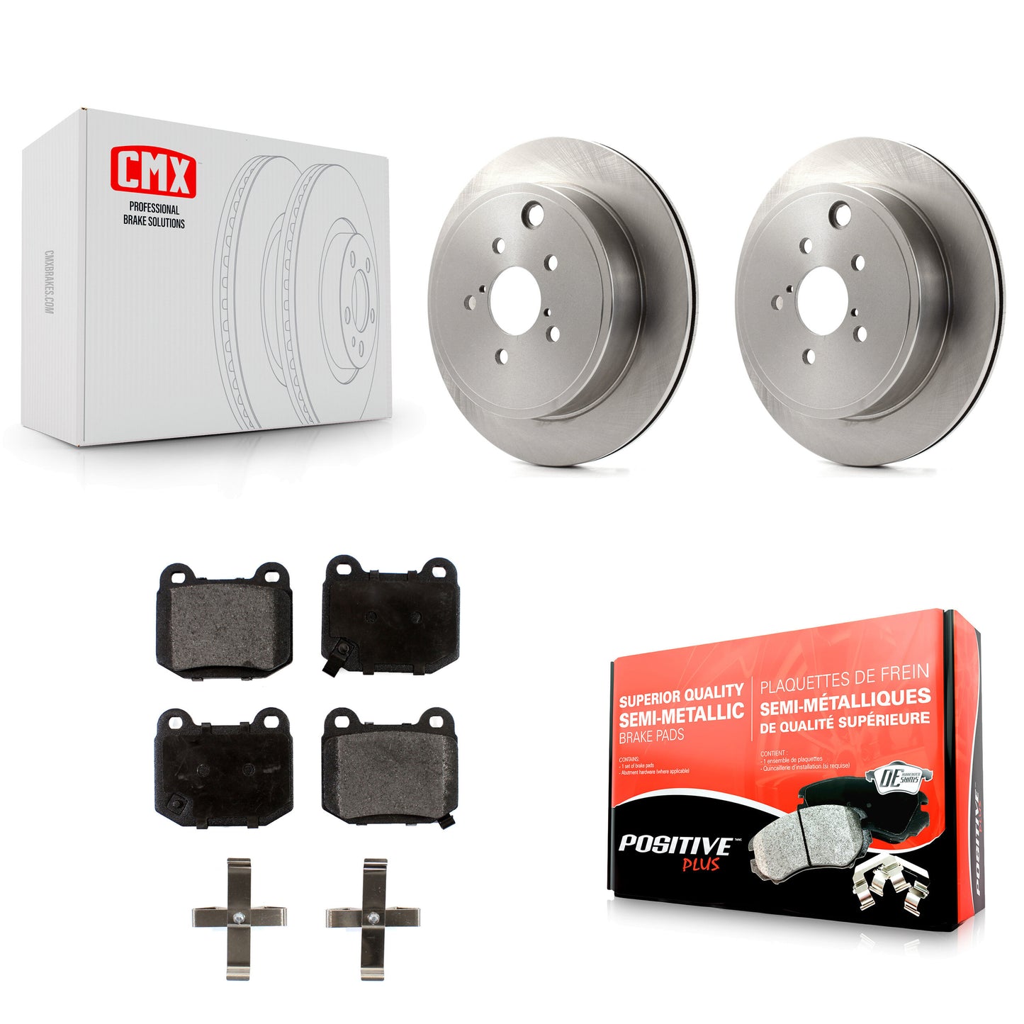 [Arrière] Kit de Disque et plaquette (semi-métallique) de frein pour Subaru BRZ Toyota 86 K8F-101903