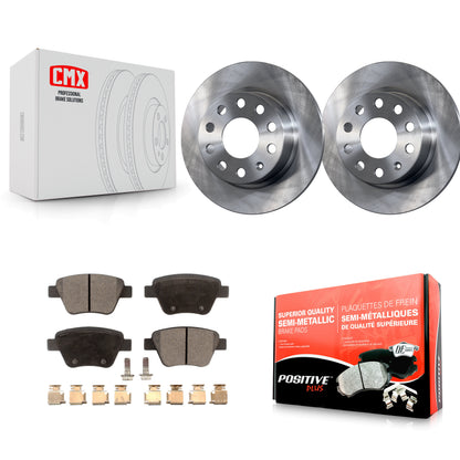 [Arrière] Kit de Disque et plaquette (semi-métallique) de frein pour Volkswagen Beetle GTI Eos avec 253mm Diameter Rotor K8F-101911