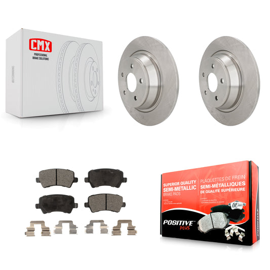 [Arrière] Kit de Disque et plaquette (semi-métallique) de frein pour 2012-2015 Land Rover Range Evoque K8F-101926