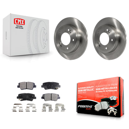 [Arrière] Kit de Disque et plaquette (semi-métallique) de frein pour Hyundai Elantra Kia Soul Forte Veloster GT Forte5 Coupe Koup K8F-101927