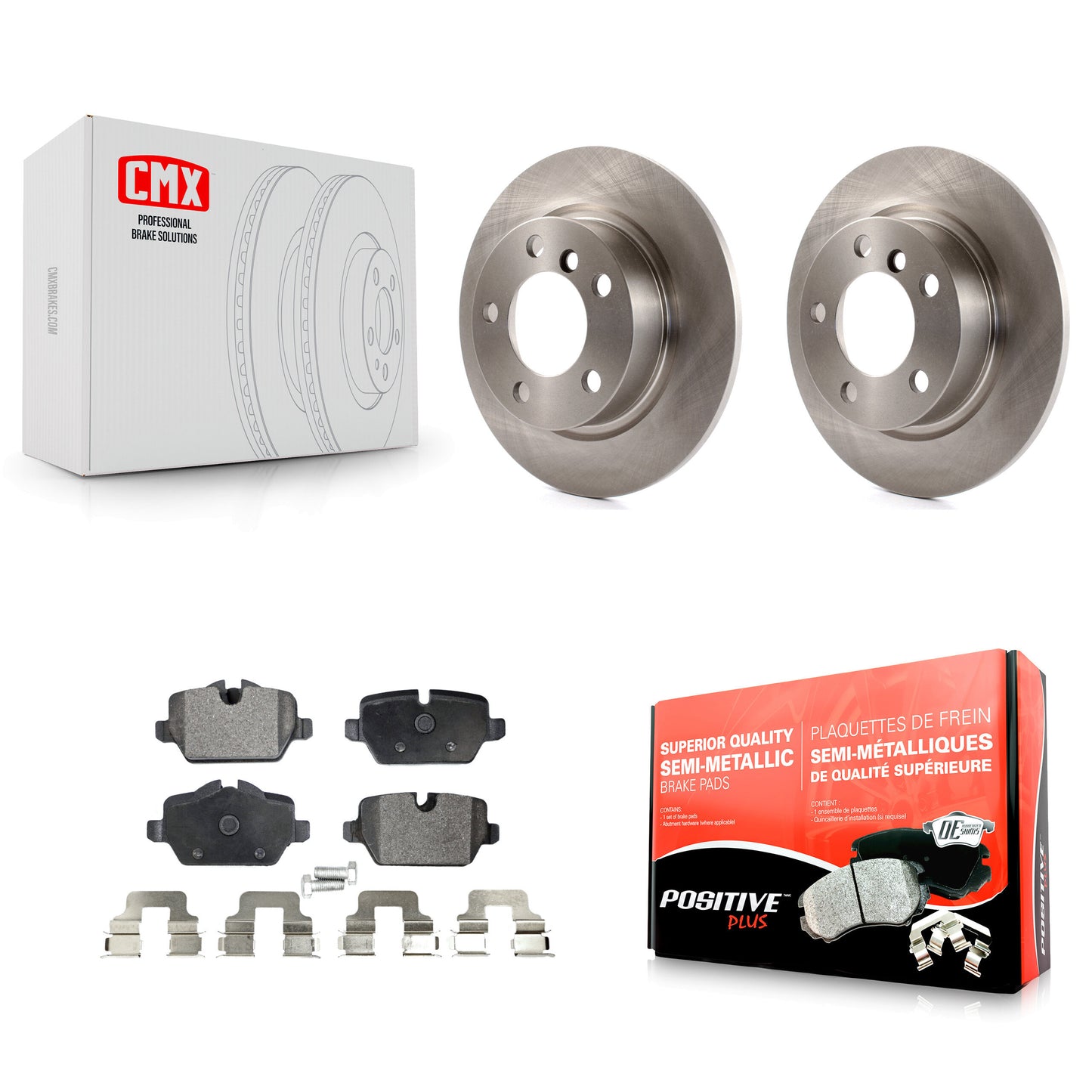 [Arrière] Kit de Disque et plaquette (semi-métallique) de frein pour Mini Cooper Countryman Paceman K8F-101932