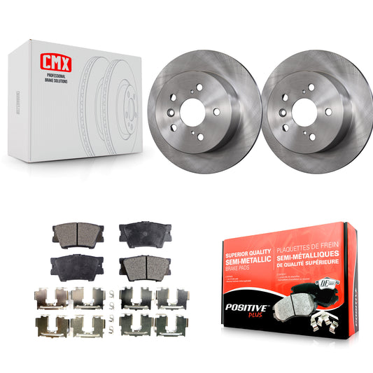 [Arrière] Kit de Disque et plaquette (semi-métallique) de frein pour Toyota Camry Lexus ES350 Avalon ES300h K8F-101933