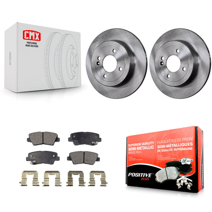 [Arrière] Kit de Disque et plaquette (semi-métallique) de frein pour 2011 Hyundai Accent K8F-101935