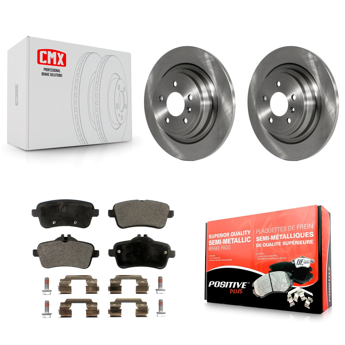 [Arrière] Kit de Disque et plaquette (semi-métallique) de frein pour Mercedes-Benz ML350 GLE350 ML250 GLE300d K8F-101940