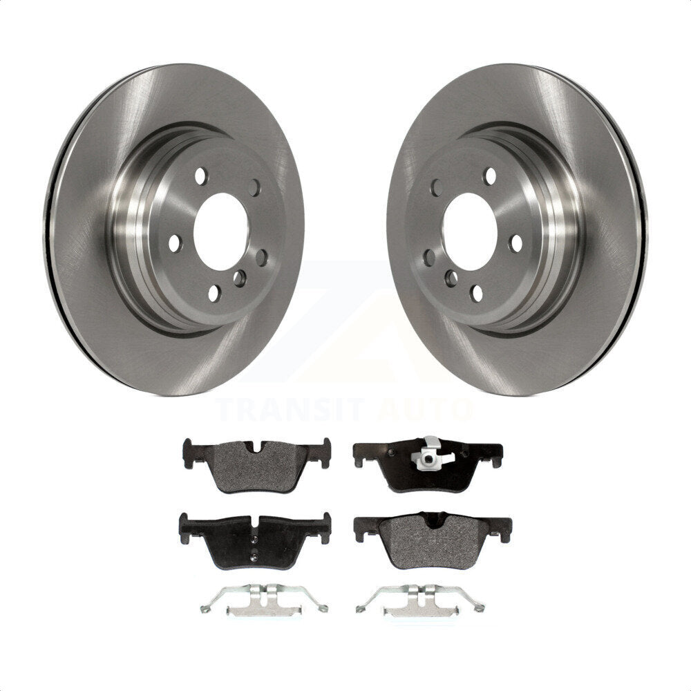 [Arrière] Kit de Disque et plaquette (semi-métallique) de frein pour 2015 BMW 328i xDrive sans Blue Painted Calipers K8F-101950 par Transit Auto