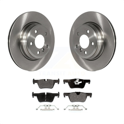 [Arrière] Kit de Disque et plaquette (semi-métallique) de frein pour 2015 BMW 328i xDrive sans Blue Painted Calipers K8F-101950 par Transit Auto