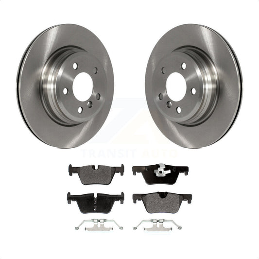 [Arrière] Kit de Disque et plaquette (semi-métallique) de frein pour 2015 BMW 328i xDrive sans Blue Painted Calipers K8F-101950 par Transit Auto