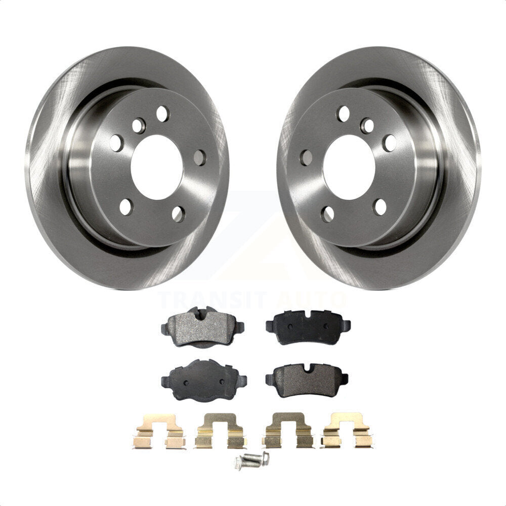 [Arrière] Kit de Disque et plaquette (semi-métallique) de frein pour 2014 Mini Cooper avec 5 Lug Wheels K8F-101960 par Transit Auto