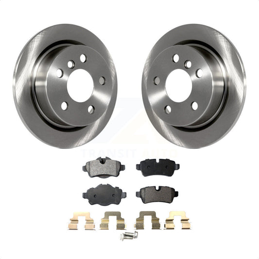 [Arrière] Kit de Disque et plaquette (semi-métallique) de frein pour 2014 Mini Cooper avec 5 Lug Wheels K8F-101960 par Transit Auto