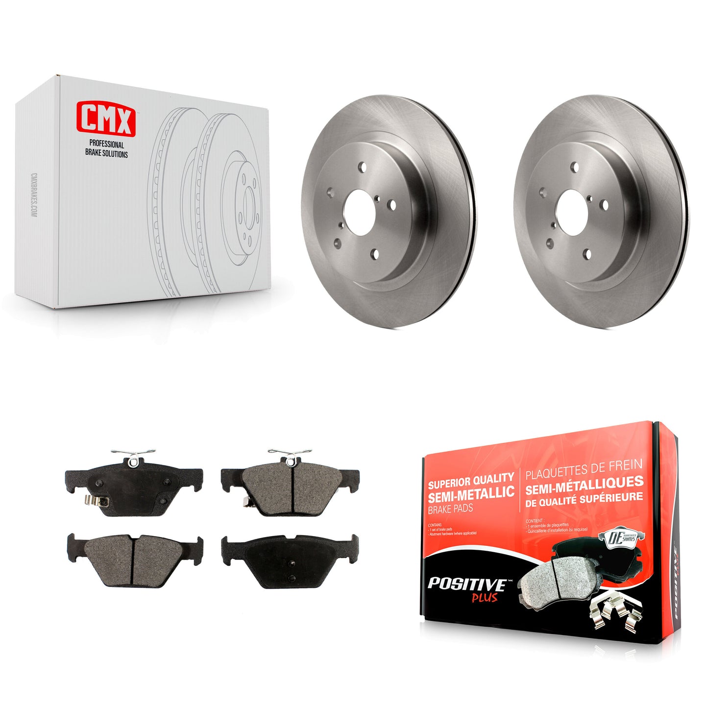[Arrière] Kit de Disque et plaquette (semi-métallique) de frein pour Subaru Outback Legacy WRX K8F-101962
