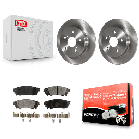[Arrière] Kit de Disque et plaquette (semi-métallique) de frein pour Toyota Camry RAV4 Lexus NX200t C-HR NX300 ES350 Avalon NX300h ES300h UX250h UX200 Venza ES250 Corolla Cross K8F-101966