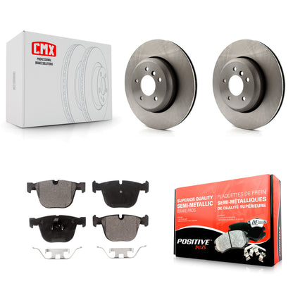 [Arrière] Kit de Disque et plaquette (semi-métallique) de frein pour BMW 650i 535i 550i 645Ci 545i K8F-101979