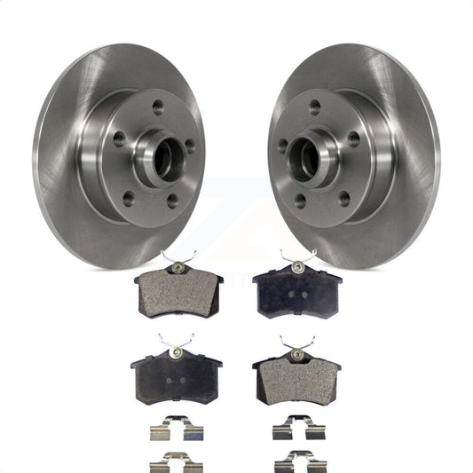 [Arrière] Kit de Disque et plaquette (semi-métallique) de frein pour Volkswagen Jetta Golf Passat Corrado K8F-101982 par Transit Auto