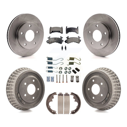 [Avant + Arrière] Kit de Disque et plaquette (semi-métallique) de frein pour Chevrolet S10 GMC Sonoma Blazer Jimmy Oldsmobile Bravada Typhoon K8F-101987