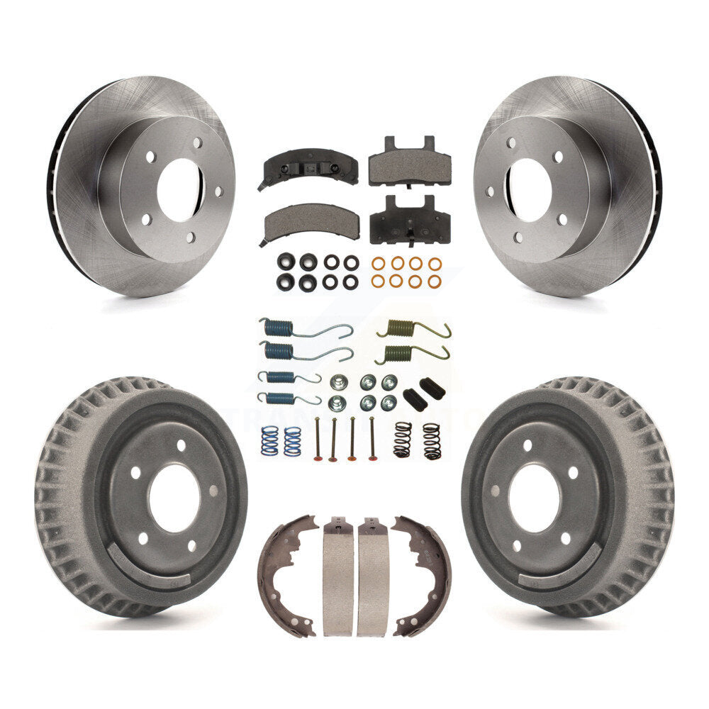 [Avant + Arrière] Kit de Disque et plaquette (semi-métallique) de frein pour 1990-2002 Chevrolet Astro GMC Safari AWD K8F-101989